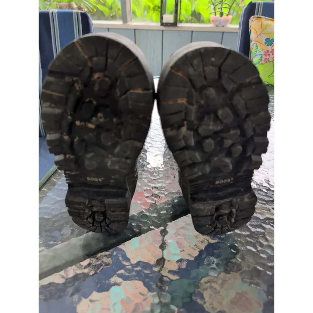 Bogs 16 Inch Steel Toe Eh 7mm Neoprene Waterproof Forge Steel Toe Size 6 Black